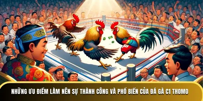 Những ưu điểm làm nên sự thành công và phổ biến của đá gà C1 Thomo 